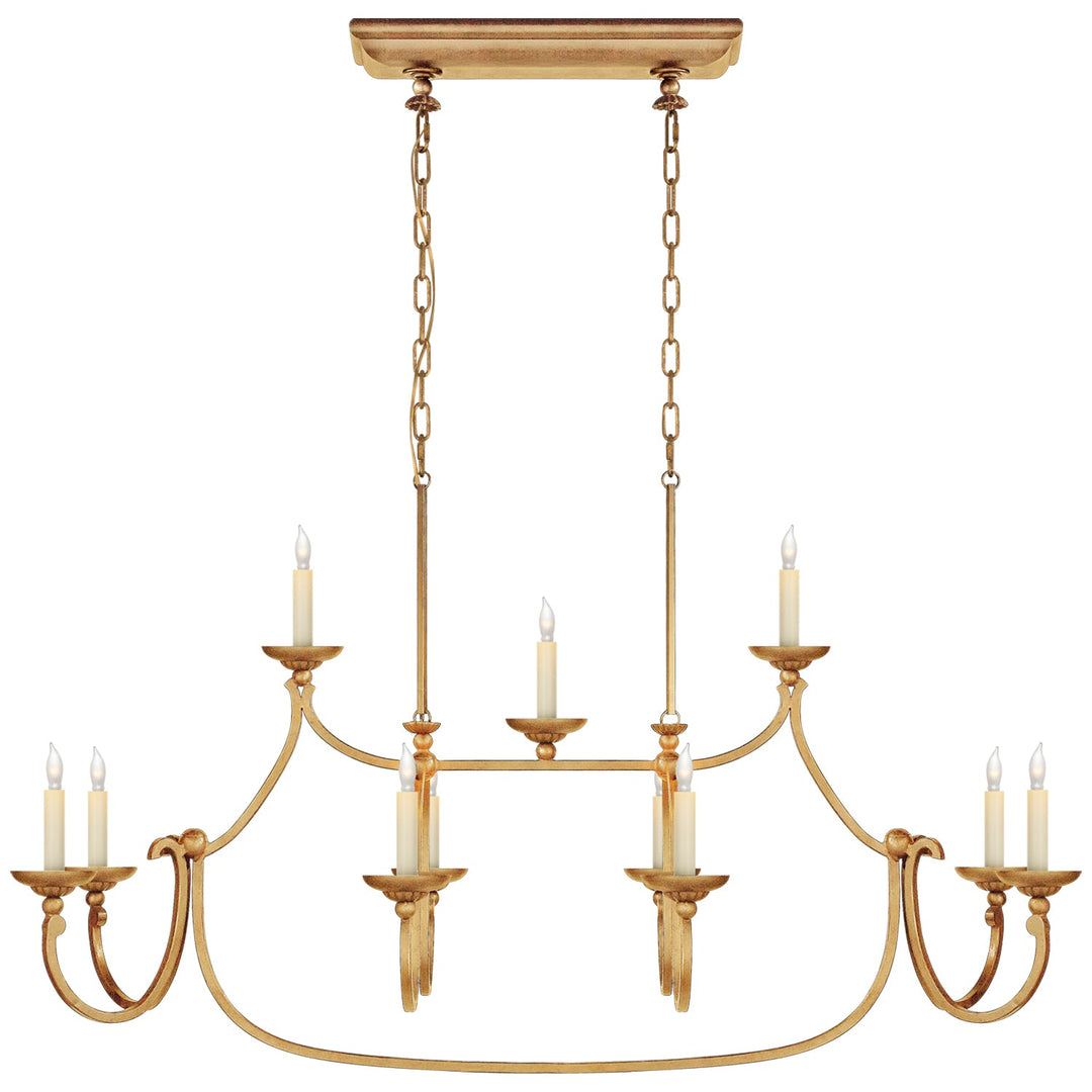 Visual Comfort Signature Flemish Linear Pendant (view 2)