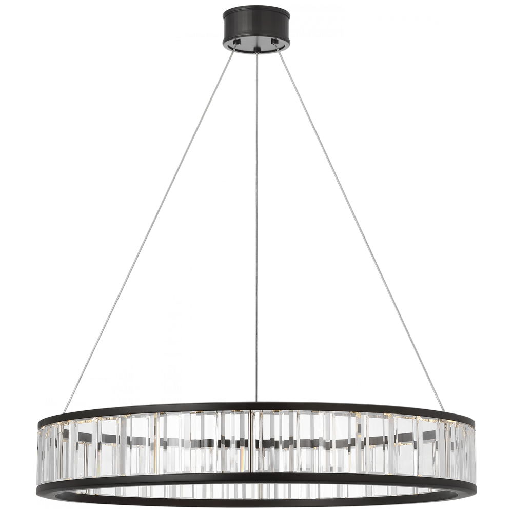 Visual Comfort Signature Iterna Ring Chandelier in Modern Iron (view 2)