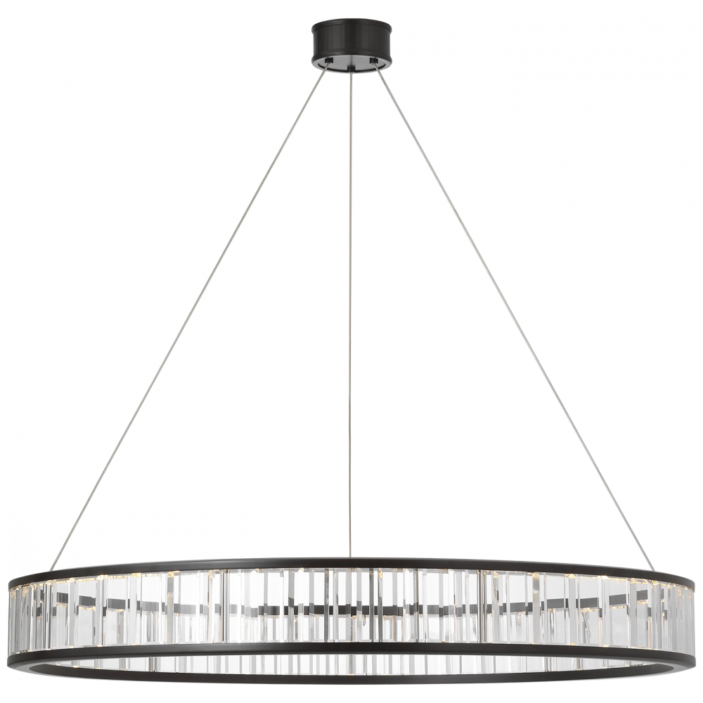 Visual Comfort Signature Iterna Ring Chandelier in Modern Iron (view 4)