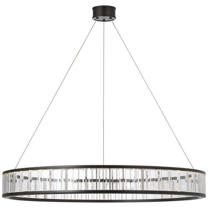 Visual Comfort Signature Iterna Ring Chandelier in Modern Iron (view 4)