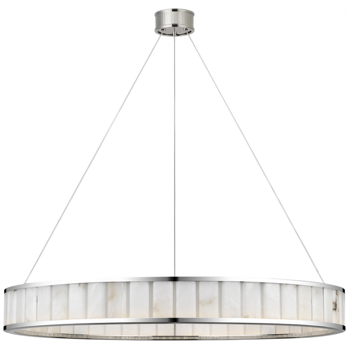 Visual Comfort Signature Iterna Ring Chandelier in Polished Nickel (view 3)