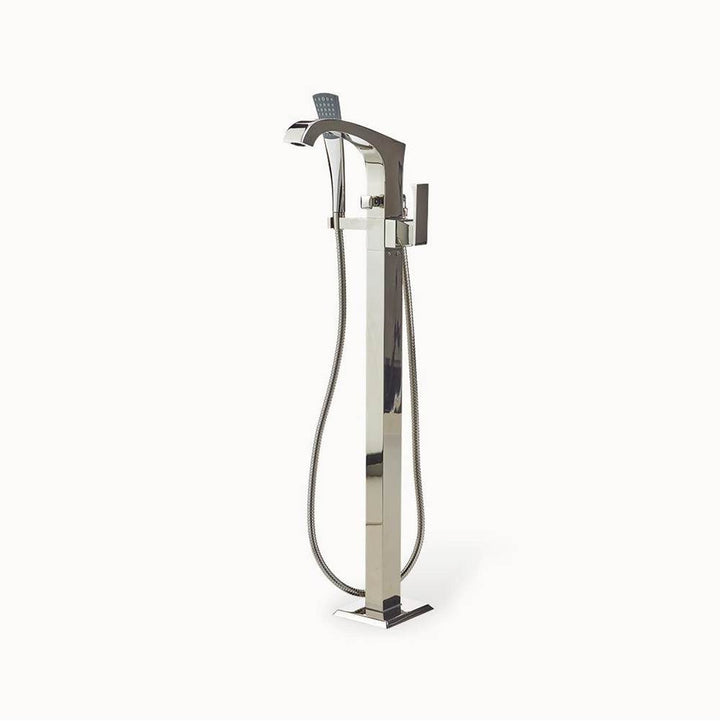 Crosswater London Leyden Floor-mount Tub Filler with Handshower