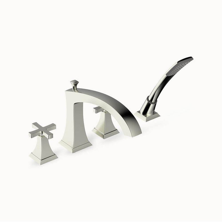 Crosswater London Leyden X Deck Tub Faucet with Handshower Trim