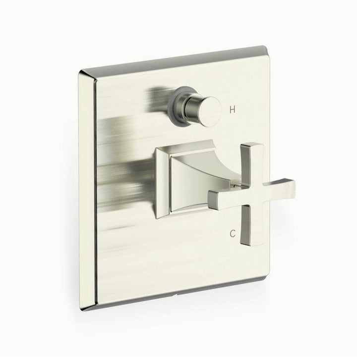Crosswater London Leyden X Pressure Balance Tub and Shower Valve Trim