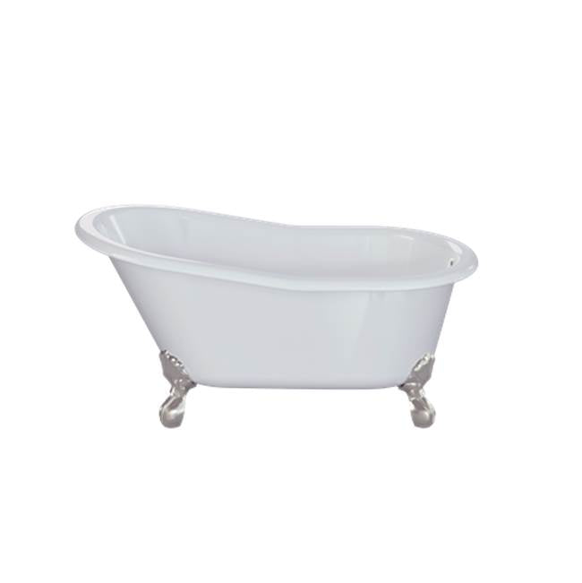Crosswater London Belgravia Clawfoot Bathtub Clearstone