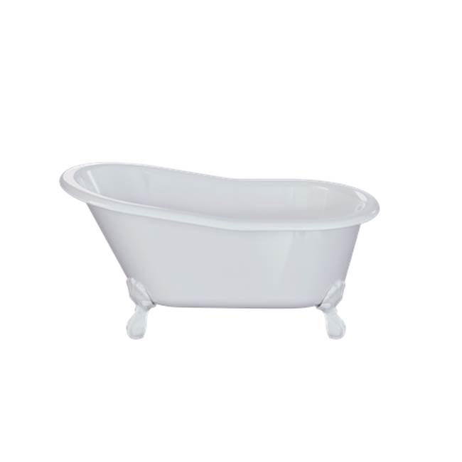 Crosswater London Belgravia Clawfoot Bathtub Clearstone
