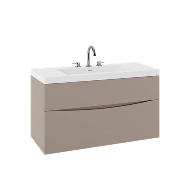 Crosswater London Mpro Double Drawer Unit With Smith Basin Top