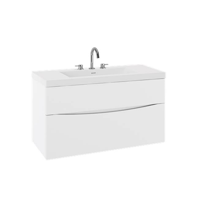 Crosswater London Mpro Double Drawer Unit With Smith Basin Top