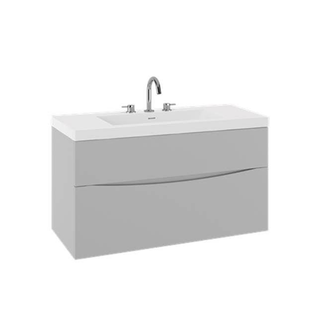 Crosswater London Mpro Double Drawer Unit With Smith Basin Top