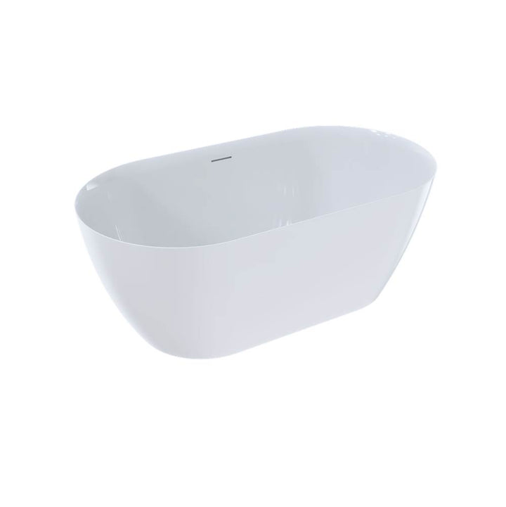 Crosswater London MPRO Freestanding Bathtub With Integral Overflow Clearstone