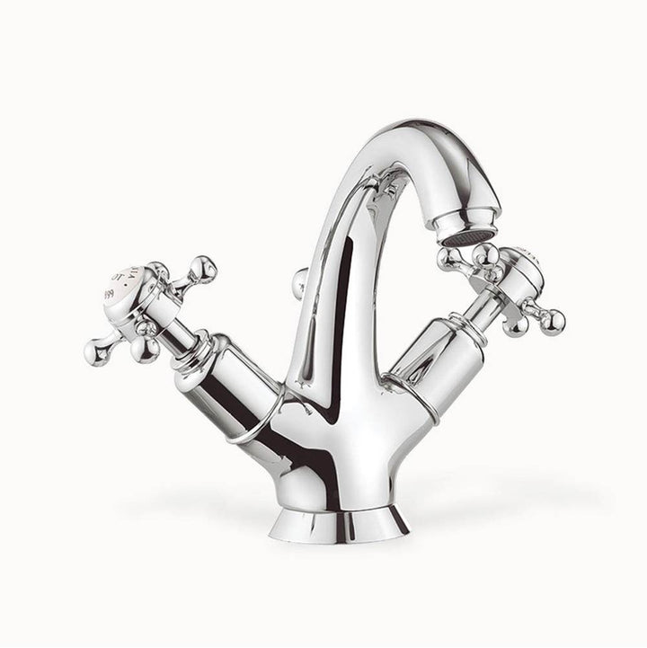 Crosswater London Belgravia Single-hole Basin Faucet with Cross Handles