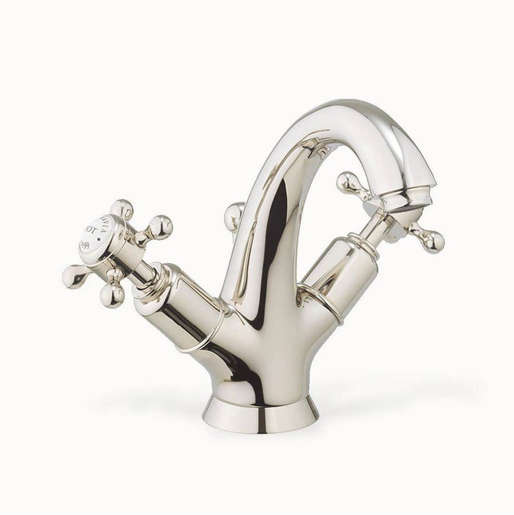 Crosswater London Belgravia Single-hole Basin Faucet with Cross Handles