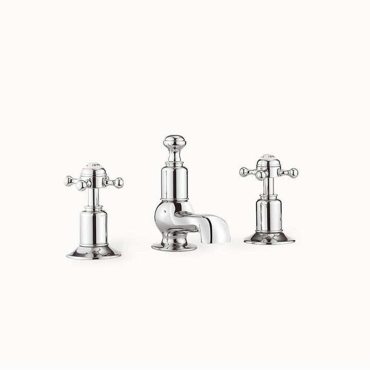 Crosswater London Belgravia Widespread Basin Faucet with Cross Handles