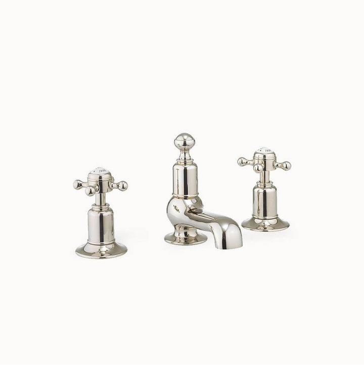 Crosswater London Belgravia Widespread Basin Faucet with Cross Handles