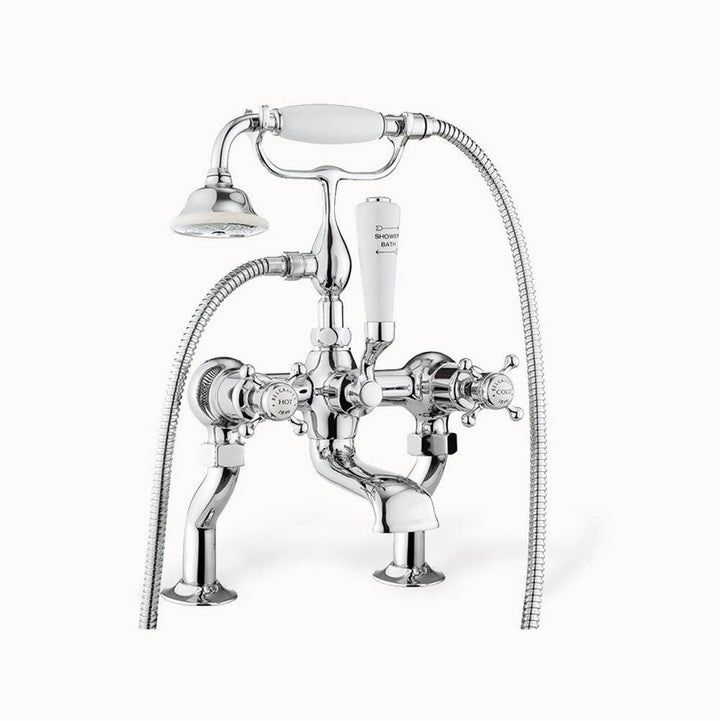 Crosswater London Belgravia Exposed Tub Faucet with Cross Handles