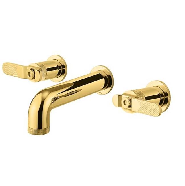 Crosswater London Union Wall-mount Widespread Basin Faucet with Lever Handles