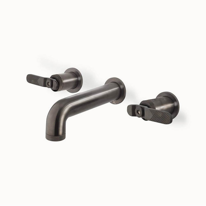 Crosswater London Union Wall-mount Widespread Basin Faucet with Lever Handles