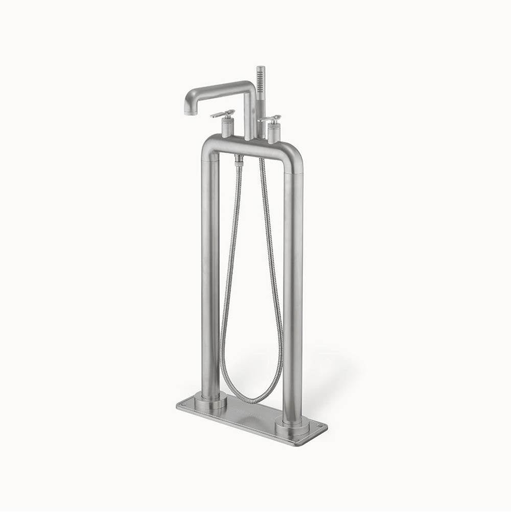 Crosswater London Union Floor-mount Tub Filler with Lever Handles