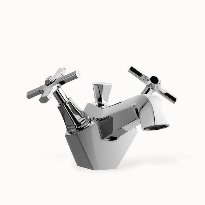 Crosswater London Waldorf Single-hole Basin Faucet with Cross Handles