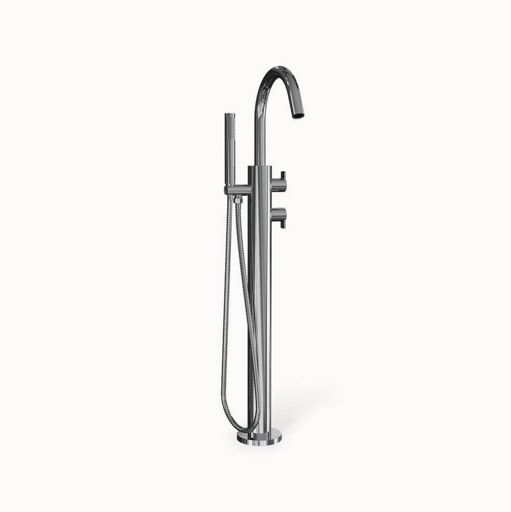 Crosswater London Wisp II Floor-mount Thermo Tub Filler