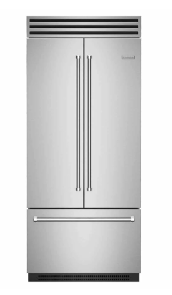 BlueStar 36" BuiltIn Refrigerator With Bottom Freezer French Door