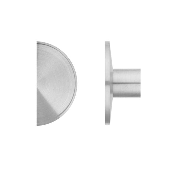 Designer Doorware Dished Niki Semi-Circle Single Cabinet Knob