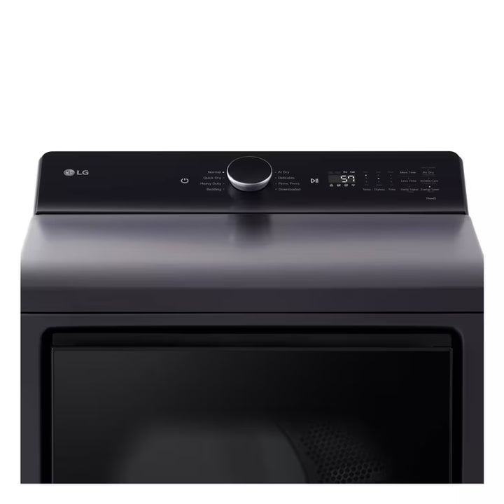 LG Appliances 7.3 cu. ft. Ultra Large Capacity Rear Control Electric Dryer with LG EasyLoad™ Door and AI Sensing
