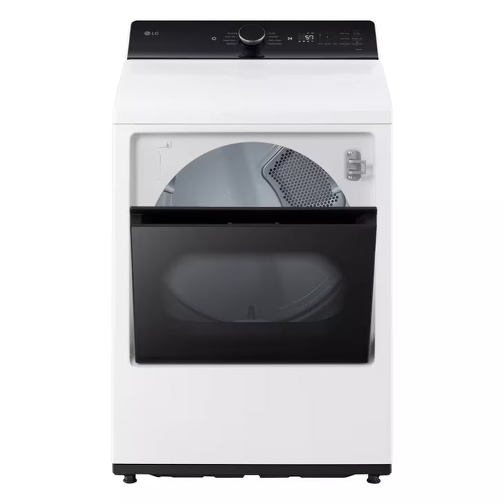 LG Appliances 7.3 cu. ft. Ultra Large Capacity Rear Control Electric Dryer with LG EasyLoad™ Door and AI Sensing