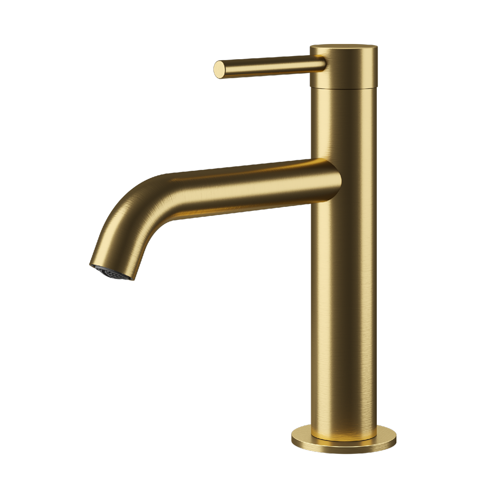 MGS Bagno Minimal Single hole Stainless Steel Basin Faucet