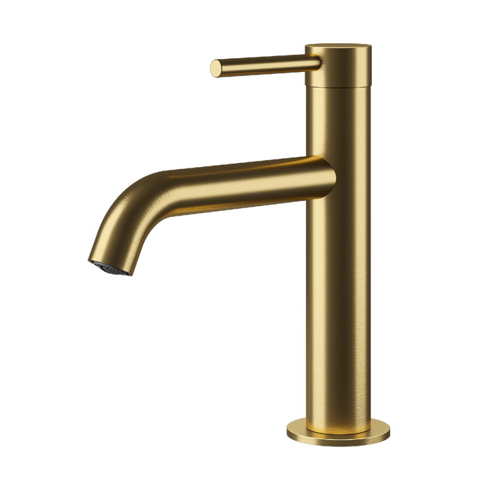 MGS Bagno Minimal Single hole Stainless Steel Basin Faucet
