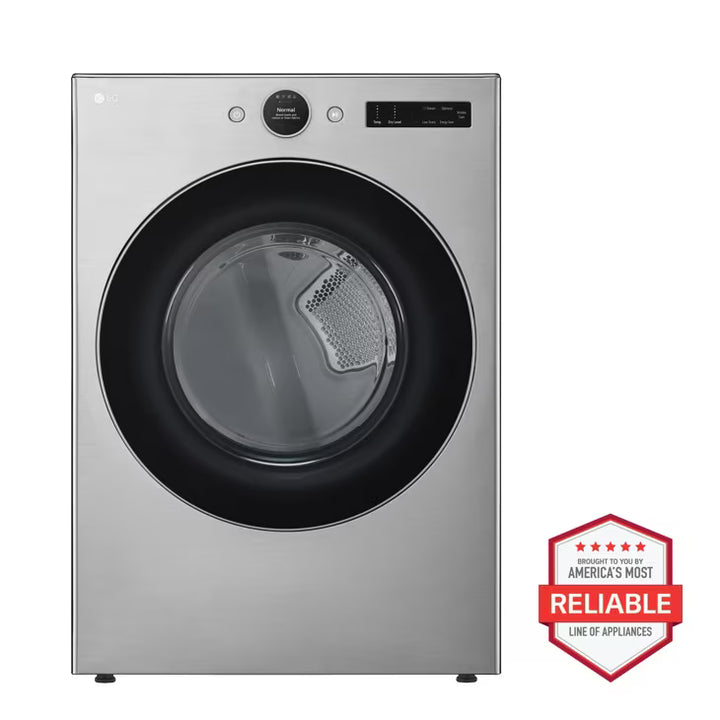 LG Appliances 7.4 cu.ft. Ultra Large Capacity Gas Dryer with Sensor Dry TurboSteam™ Technology and Wi-Fi Connectivity