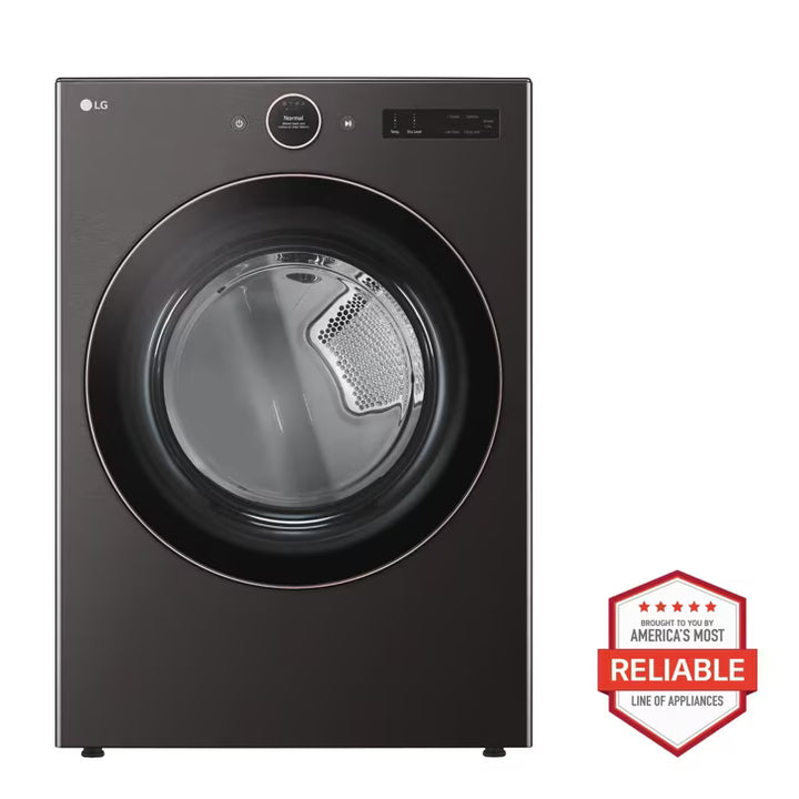 LG Appliances 7.4 cu.ft. Ultra Large Capacity Electric Dryer with Sensor Dry TurboSteam Technology and Wi-Fi Connectivity