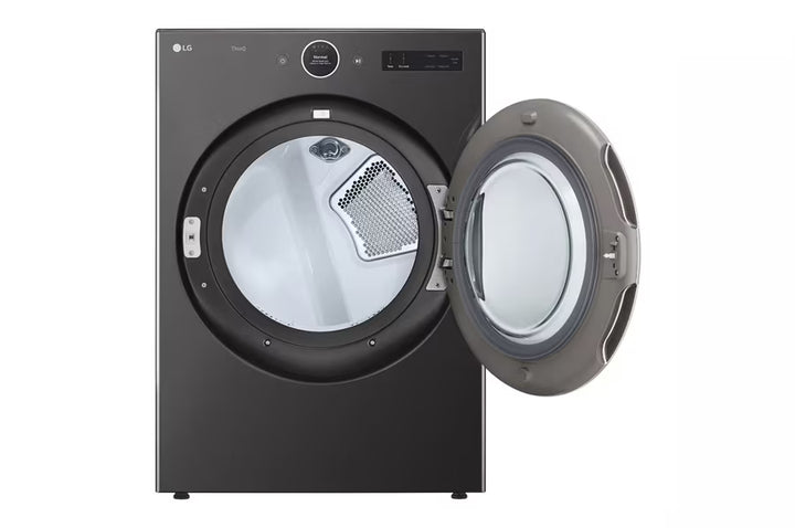 LG Appliances 7.4 Cu.Ft. Ultra Large Capacity Electric Dryer With Sensor Dry Turbo Steam Technology And Wi-Fi Connectivity