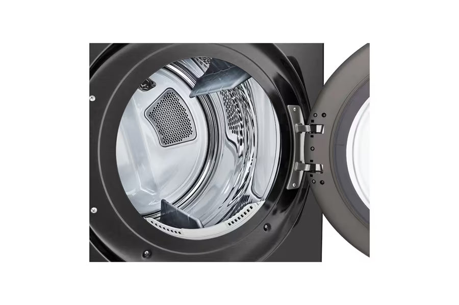 LG Appliances 7.4 Cu.Ft. Ultra Large Capacity Electric Dryer With Sensor Dry Turbo Steam Technology And Wi-Fi Connectivity