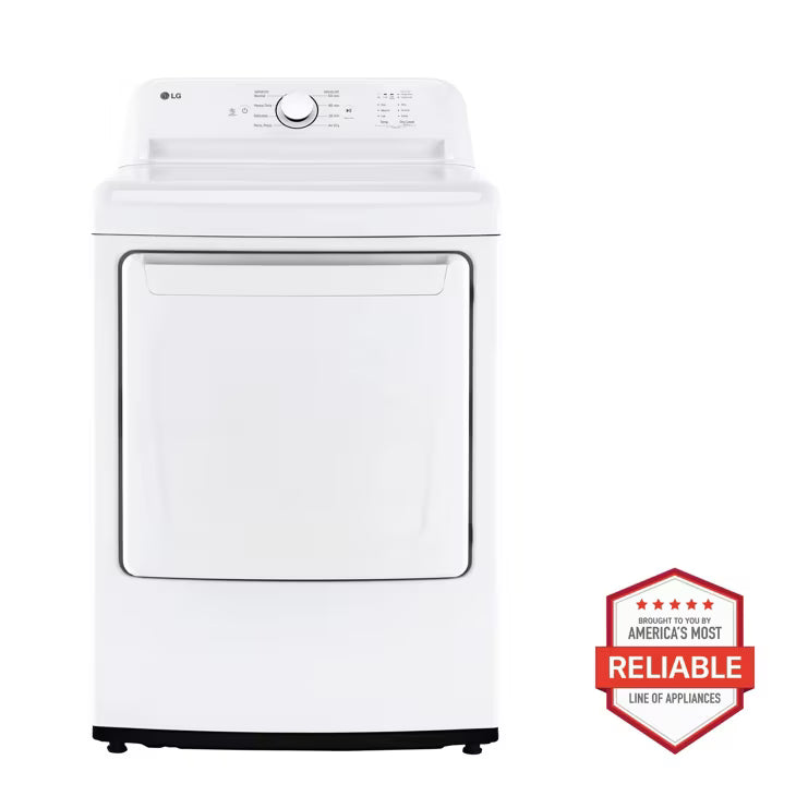LG Appliances 7.3 cu. ft. Ultra Large Capacity Rear Control Gas Dryer with Sensor Dry Technology