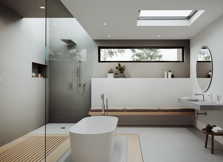 MGS Bagno Stainless Steel Wall mount Rain Waterfall Shower Head