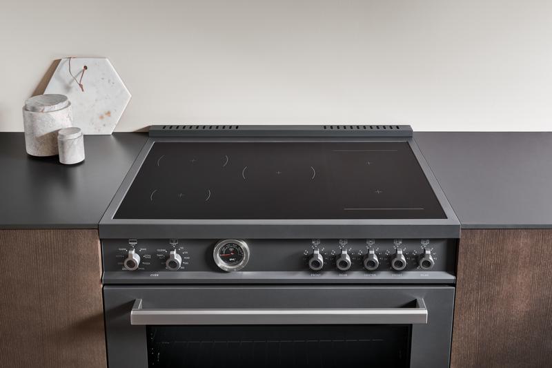 Bertazzoni 36" Professional Series Range Electric Self Clean Oven 5 Induction Heat Zones