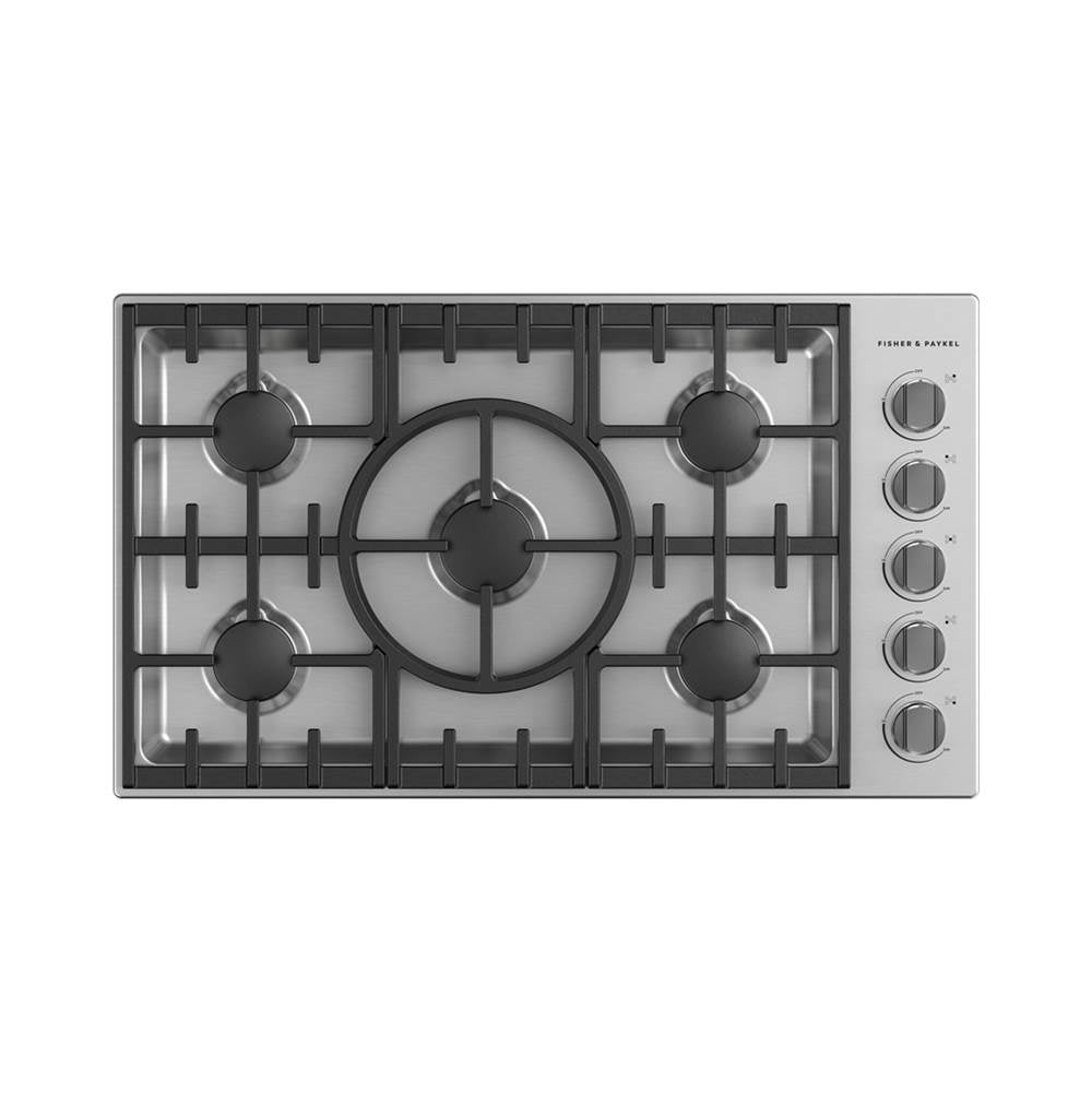 Fisher & Paykel 36" Drop-in Cooktop 5 Burner with Halo Dials