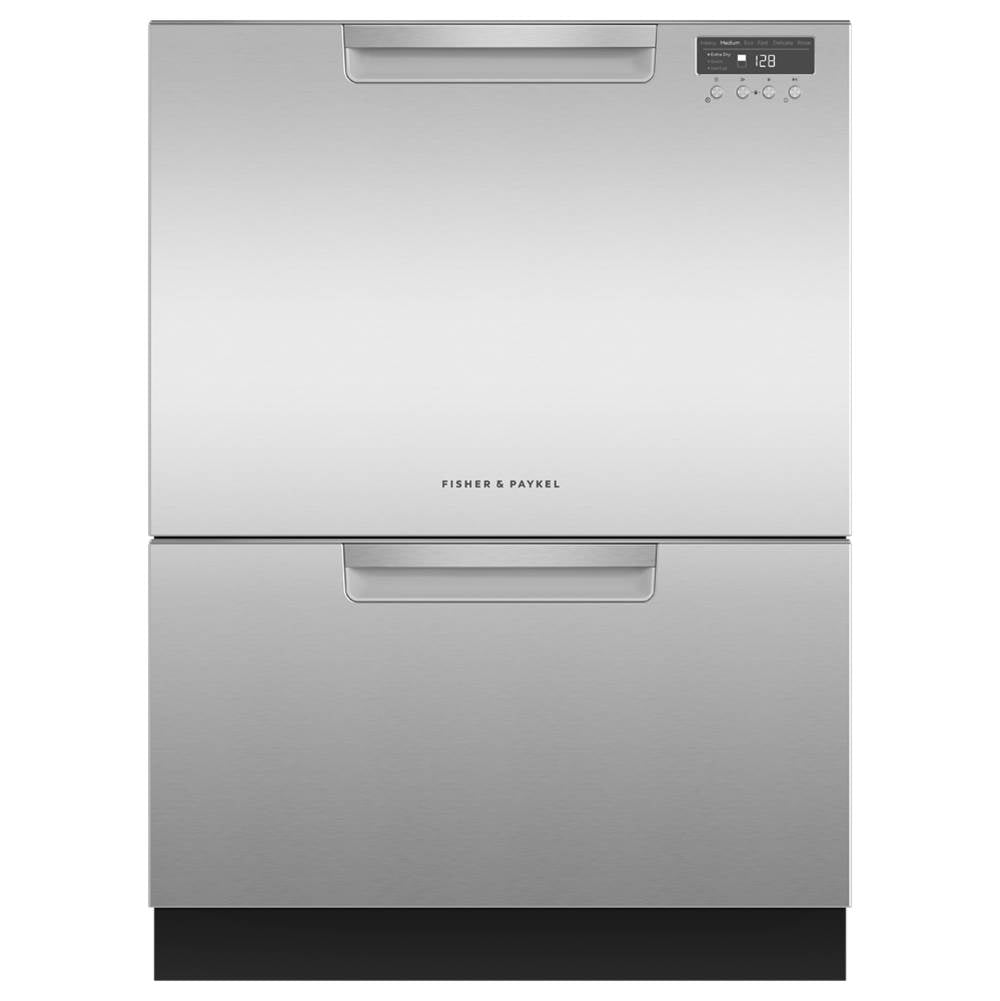 Fisher & Paykel Stainless Steel Series 7 Double Tall DishDrawer