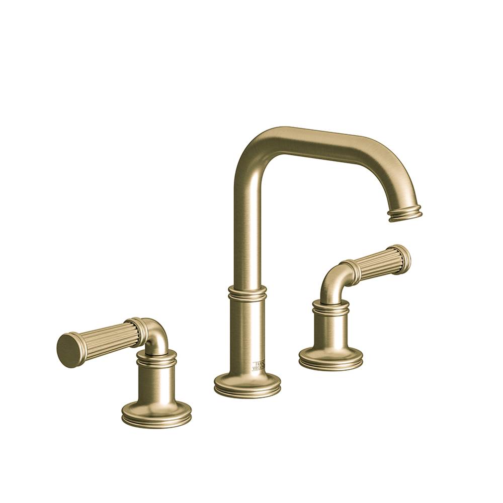 Franz Viegener Classic H Widespread Lavatory Faucet With Pop Up Drain Assembly