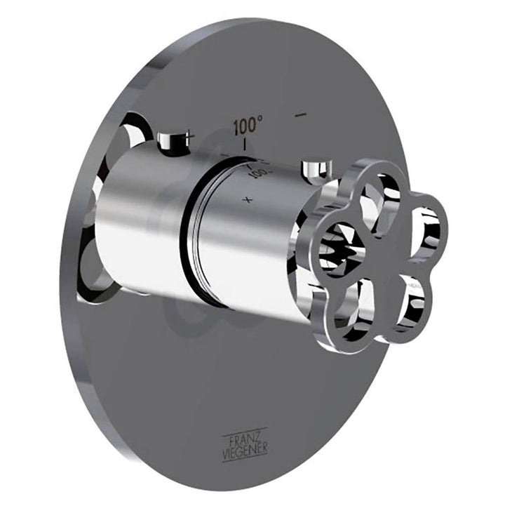 Franz Viegener Industrial Chic Thermostatic Wall Valve Trim