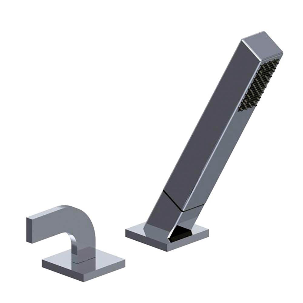 Franz Viegener Domino Deck Mounted Roman Diverter Valve And Handshower Assembly