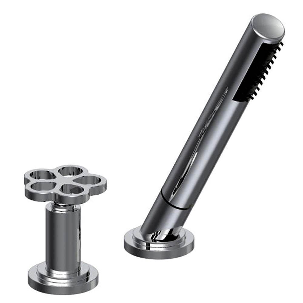 Franz Viegener Industrial Chic Deck Mounted Roman Diverter Valve And Handshower Assembly