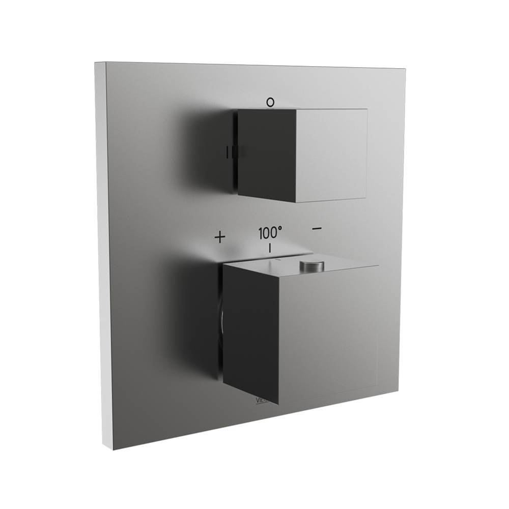 Franz Viegener Universal Square Thermostatic Wall Valve Trim