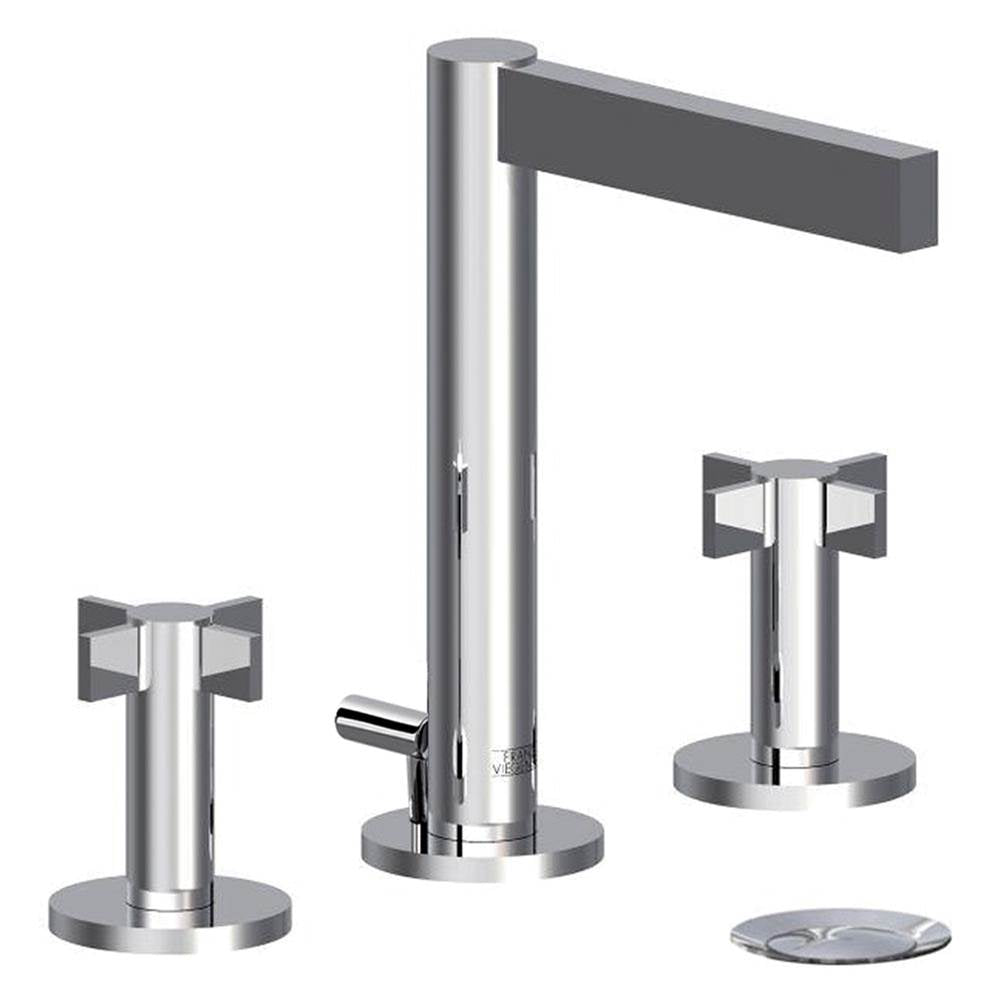 Franz Viegener Lollipop Widespread Lavatory Faucet With Pop Up Drain Assembly
