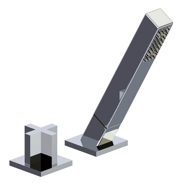 Franz Viegener Deck Mounted Roman Diverter Valve And Handshower Assembly