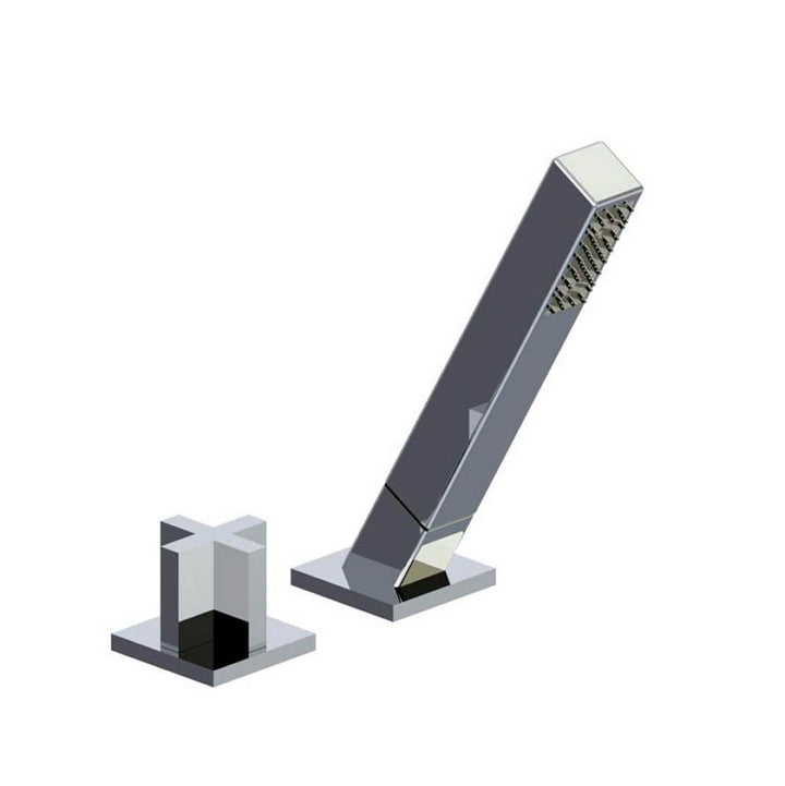 Franz Viegener Deck Mounted Roman Diverter Valve And Handshower Assembly