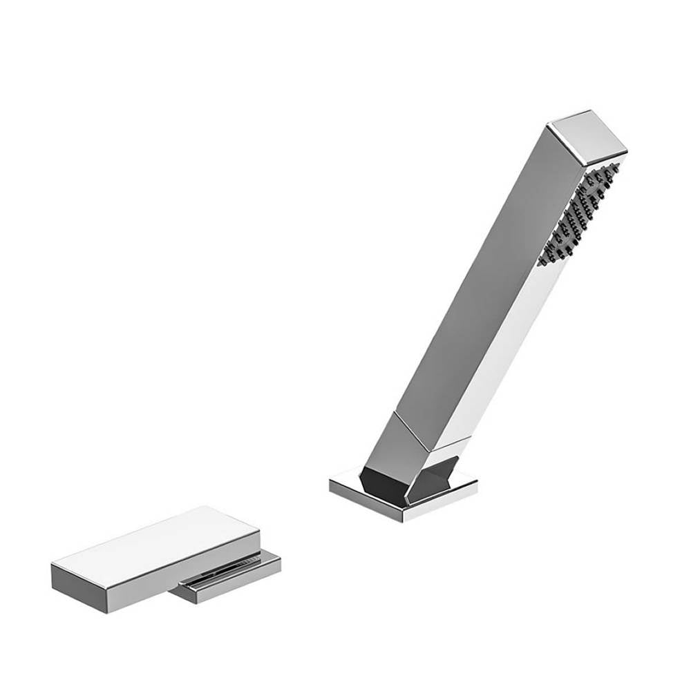 Franz Viegener Skyline Deck Mounted Roman Diverter Valve And Handshower Assembly