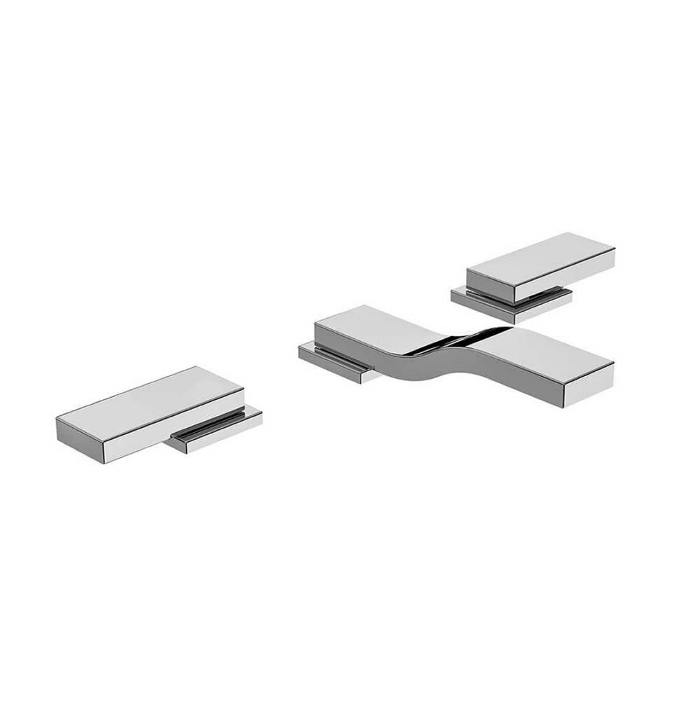 Franz Viegener Skyline Widespread Lavatory Faucet With Push Down Pop Up Drain Assembly