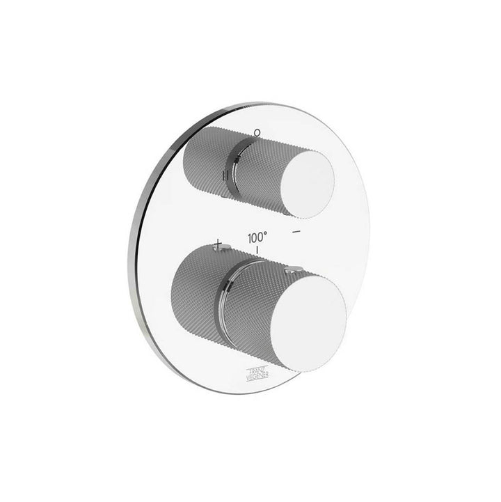 Franz Viegener Thermostatic Wall Valve Knurling Cylinder Handle